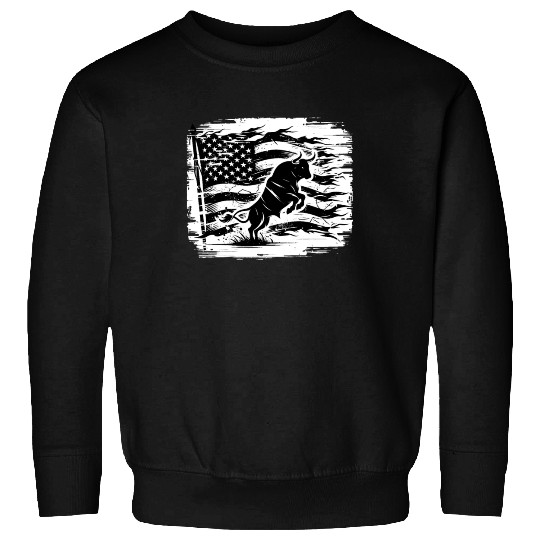 Rodeo Bull Riding Livestock Show Farmer Cattle Sweatshirts