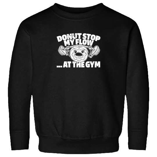 Fitness Donut Funny Donut Gym Sweatshirts