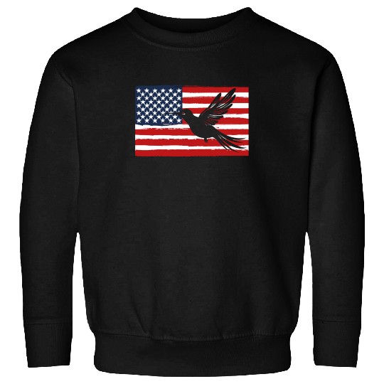 Hummingbird Us Flag Us American Flag Sweatshirts