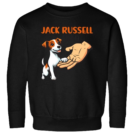 Jack Russell Terrier Dad Typography Sweatshirts