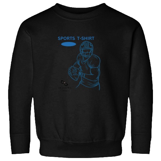 FOOTBALL "SPORTS Sweatshirts" BY Tavia Linen