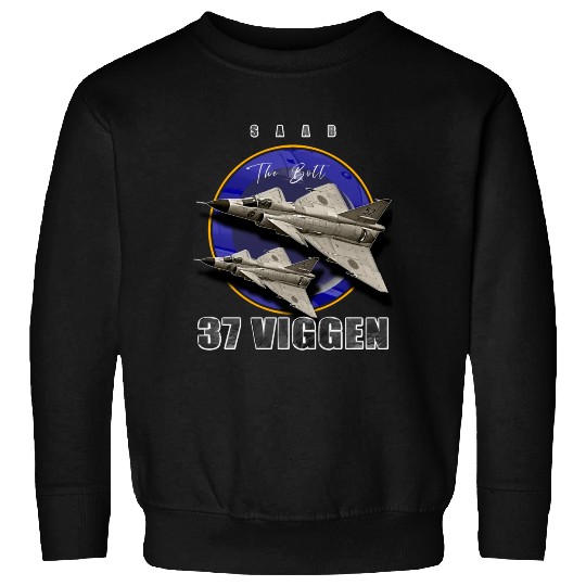 Saab 37 Viggen Swedish Multi Combat Aircraft Sweatshirts
