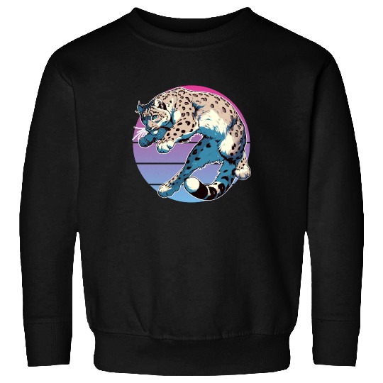 Snow Leopard Leopard White Leopard Sweatshirts