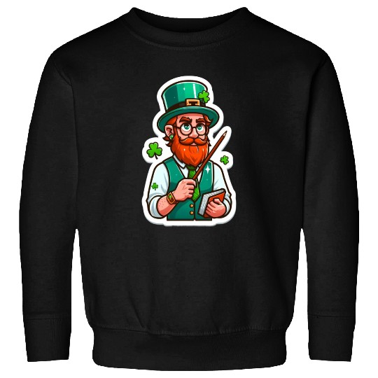 Irish bearded teacher, funny st patricks day Sweatshirts