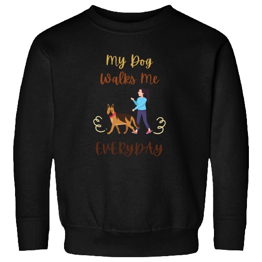 German Shepherd Dog Walking Sweatshirts
