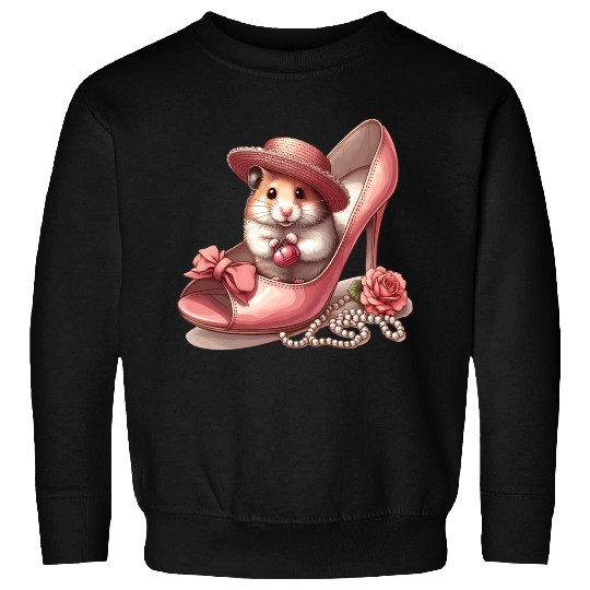 Hamster in High Heels Sweatshirts