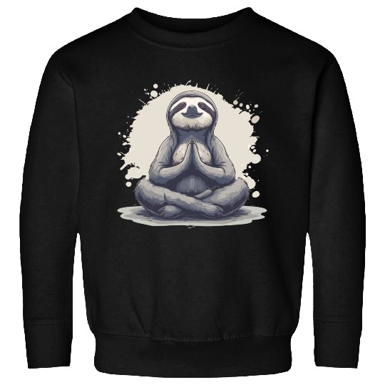 Sloth Yoga Relaxation Chill Chilling Gift Sweatshirts