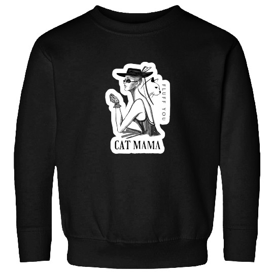 Cat Mama Sweatshirts