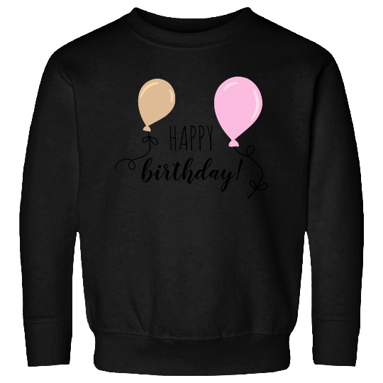 Happy birthday party balloons Sweatshirts