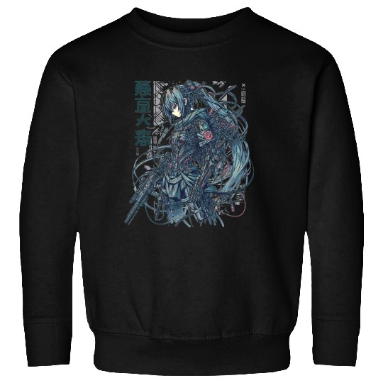 Cyberpunk Anime Figure Sweatshirts
