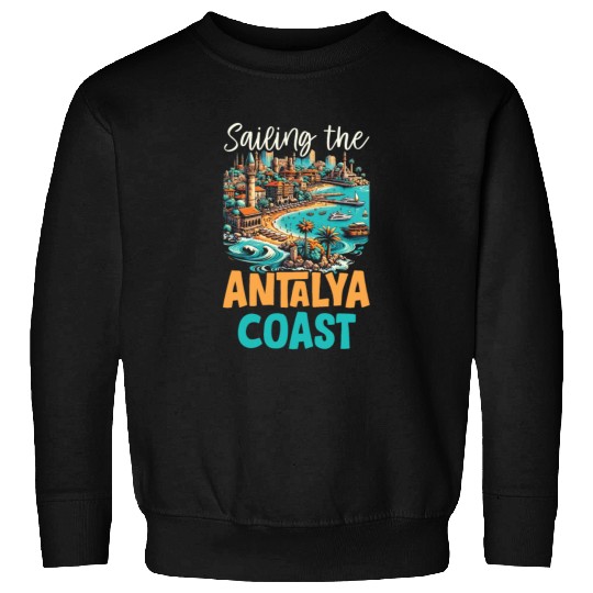 Antalya Turkey Travel Vacation I Love Turkey Sweatshirts