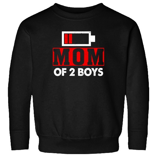 Mom of 2 Boys Mom and Son Matching Mom Gifts Sweatshirts