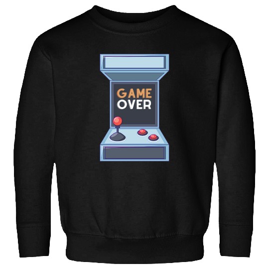 Black And White Modern Game Over Sweatshirts Sweatshirts