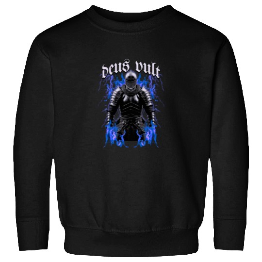 Deus Vult Historical Knight Sweatshirts