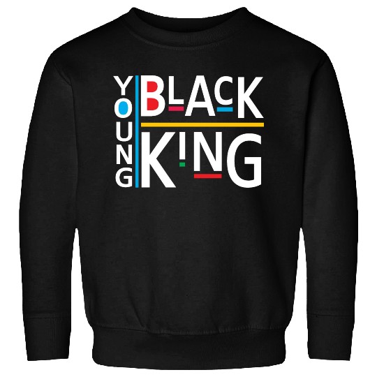 Young Black King African American Sweatshirts