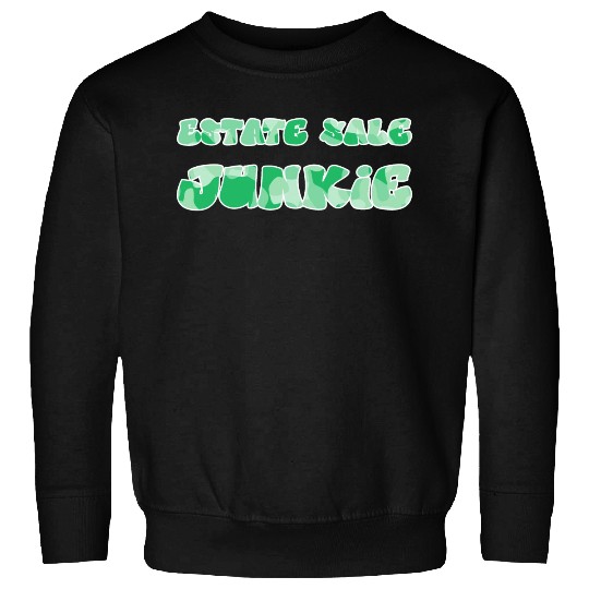 Estate Sale Junkie green camo Sweatshirts