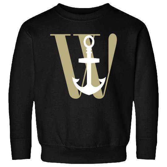 Wanchor W Anchor Essential,Hunter, pirate, ship Sweatshirts