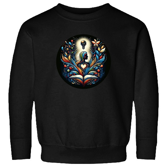 Teacher Power Knowledge & Kindness Inspire Sweatshirts