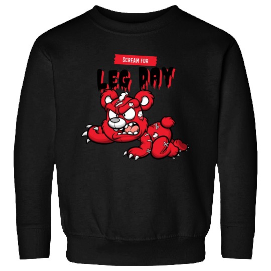 Scream for Leg Day Sweatshirts