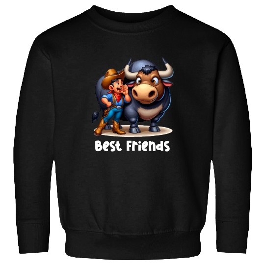 Rodeo Bull Riding Livestock Show Farmer Cattle Sweatshirts