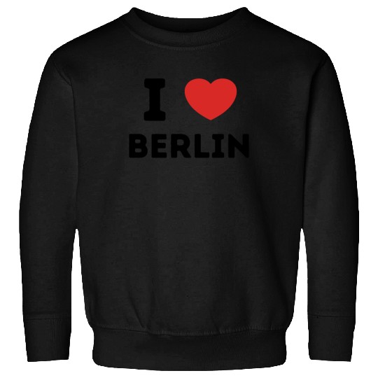 I Love Berlin Germany Sweatshirts