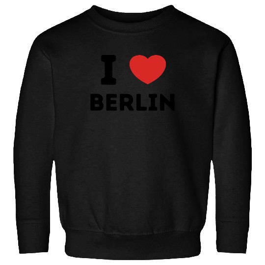 I Love Berlin Germany Sweatshirts