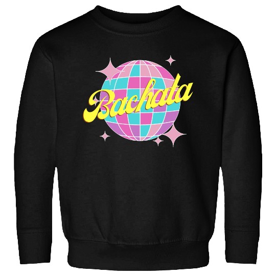 Bachata dance neon color disco ball Sweatshirts