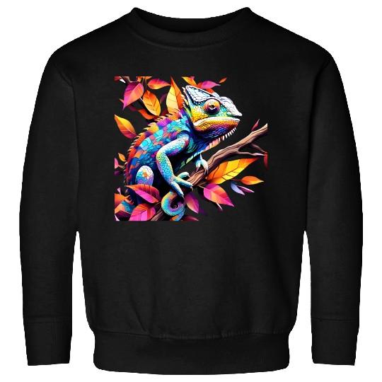 "Kaleidoscopic Chameleon Serenity" Sweatshirts