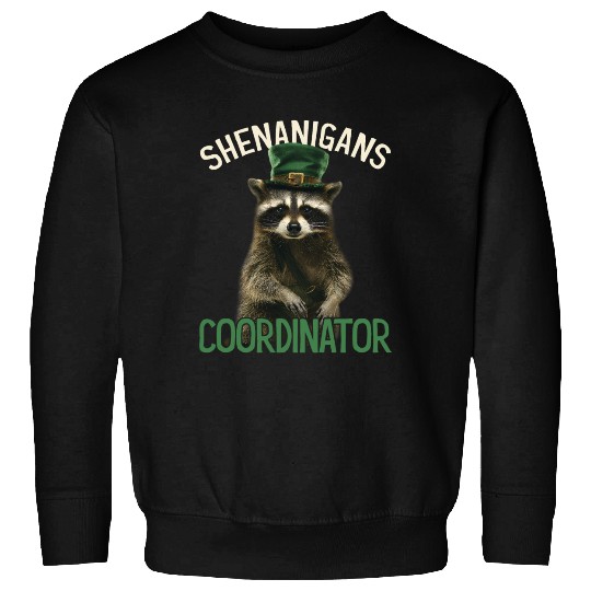 Shenanigans Coordinator Cute Raccoon Funny Sweatshirts