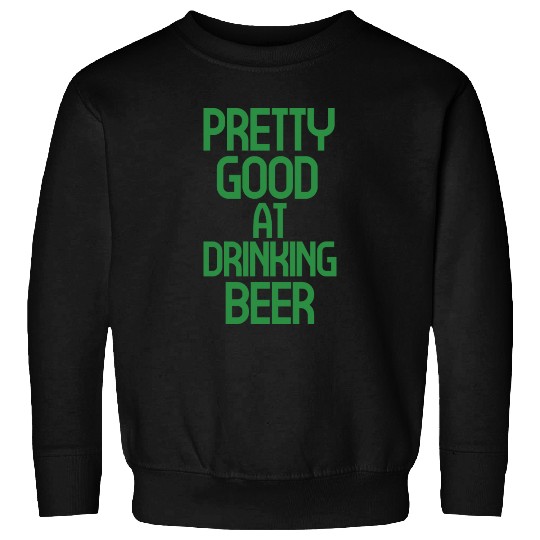 Vibrant Beer-Themed Typography Design Sweatshirts