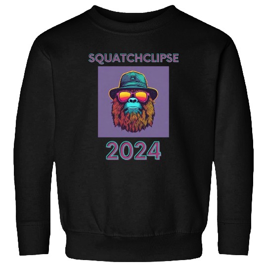 Just a Sasquatch enjoying the eclipse! Sweatshirts
