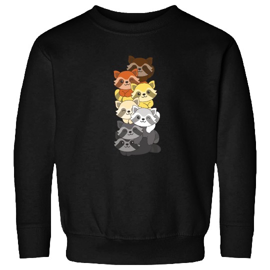 Bear Brotherhood Flag Pride Lgbtq Cute Raccoon Sweatshirts