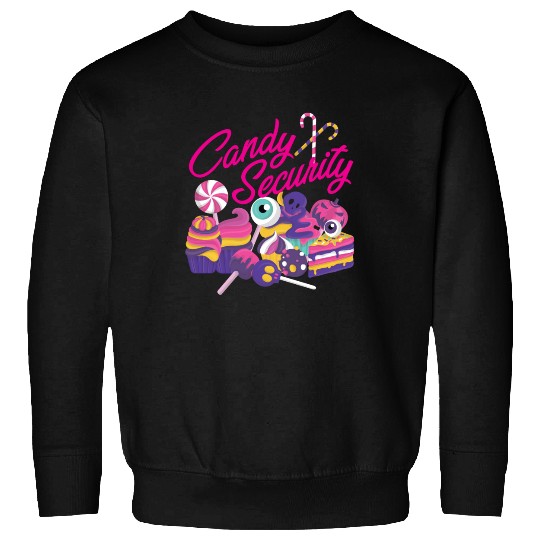 Candy Security Mom Dad Matching Birthday Costume Sweatshirts