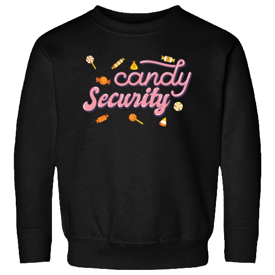 Candy Security Kids Parents Matching Birthday Sweatshirts