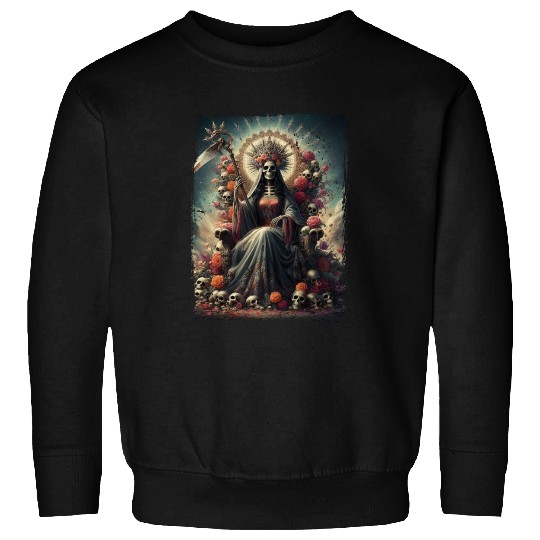 La Santa Muerte Saint Death Sweatshirts