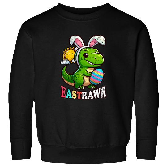 EASTRAWR DINOSAUR EASTER Sweatshirts