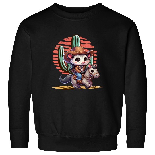 Opossum Cowboy Sweatshirts