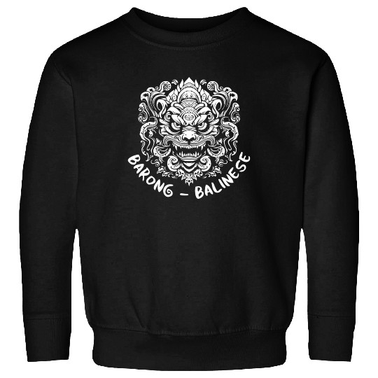 Barong Mask Bali Indonesia Culture Balinese Gamela Sweatshirts