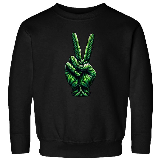 Hemp Legalization Peace Sign Sweatshirts