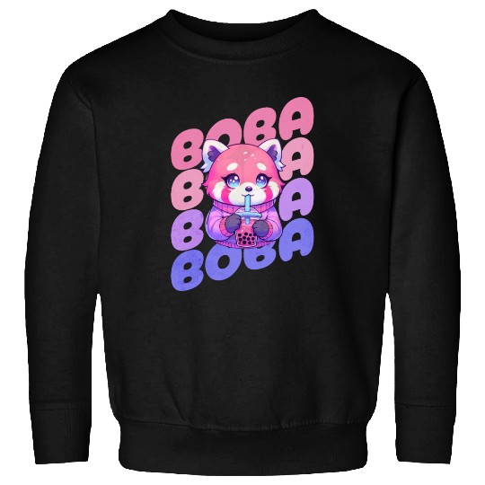BOBA Cute Red Panda Sweatshirts