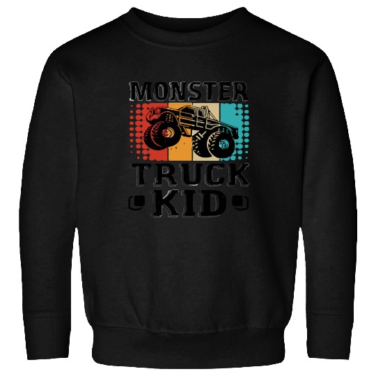 Monster Truck Kid Sweatshirts