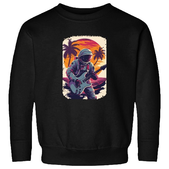 Astronaut Guitar Player Space Music Lover Sweatshirts