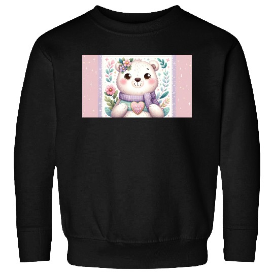 Cute Cuddly Bear: Happy Mother's Day Sweatshirts