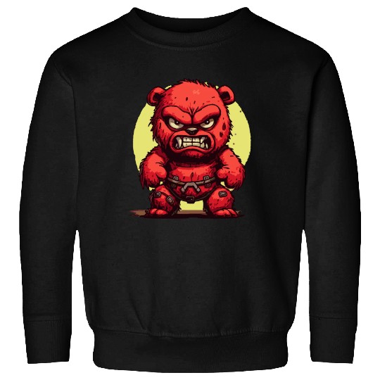 Angry Stuffed Bear Sweatshirts