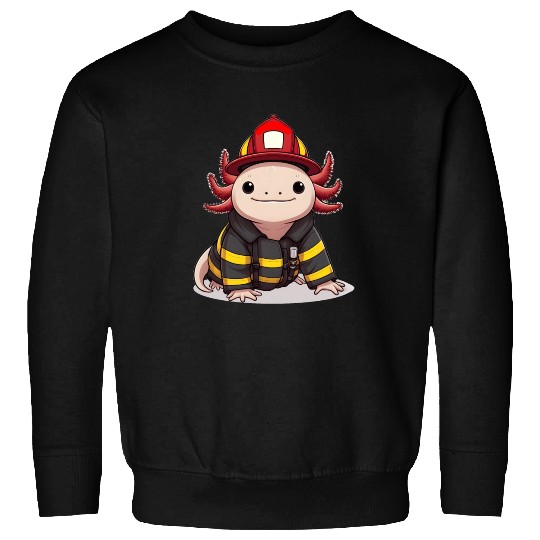 Axolotl Firefighter Sweatshirts