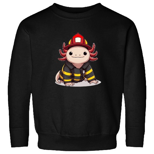 Axolotl Firefighter Sweatshirts