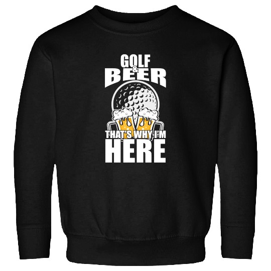 Funny Golf Beer Sweatshirts Funny Picture