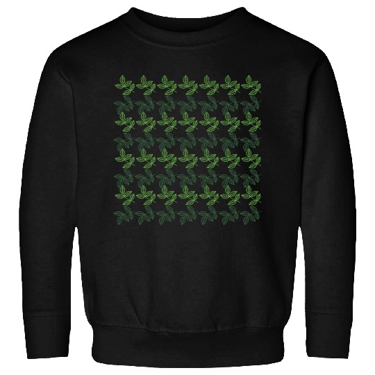 SUMMER GREEN LEAVES DESIGN PATTERN Sweatshirts
