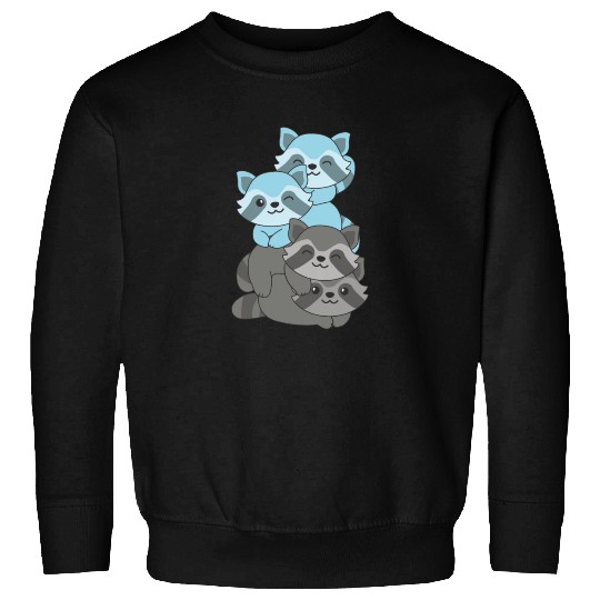 Car Flag Pride Lgbtq Cute Raccoon Sweatshirts