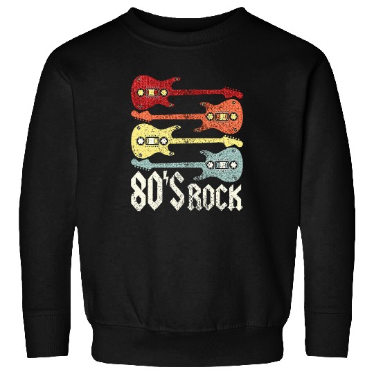 80s Rock Band Guitar Cassette Tape 1980s Sweatshirts